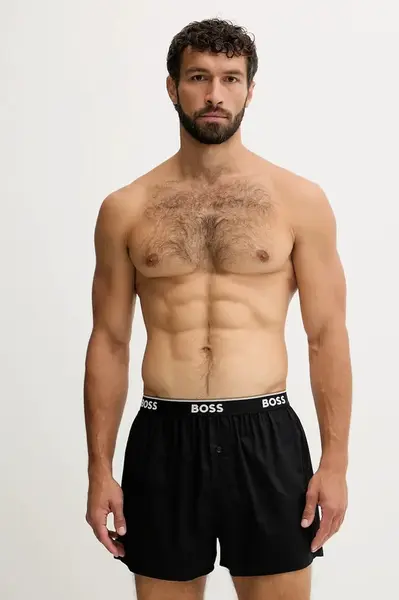 BOSS boxerky pánské bavlněné 2P Boxer Shorts EW 2-pack