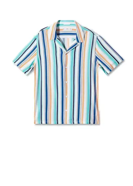 Pánska pruhovaná košeľa Mango