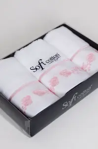 Dárková sada malých ručníků DIARA, 3 ks Růžová