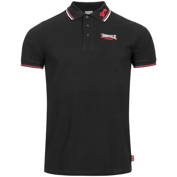 Pánske tričko s golierom Lonsdale Slim Fit