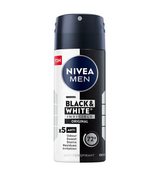 Nivea Men Black&White Invisible Original antiperspirant ve spreji 100 ml