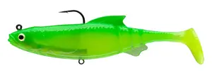 Daiwa gumová nástraha prorex lazy roach ghost lime chart rd - 16 cm 56 g