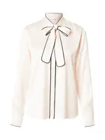 COMMA Blúzka  krémová / čierna