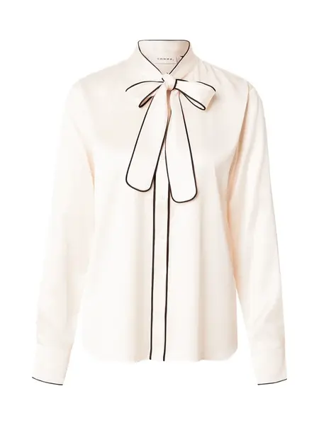 COMMA Blúzka  krémová / čierna