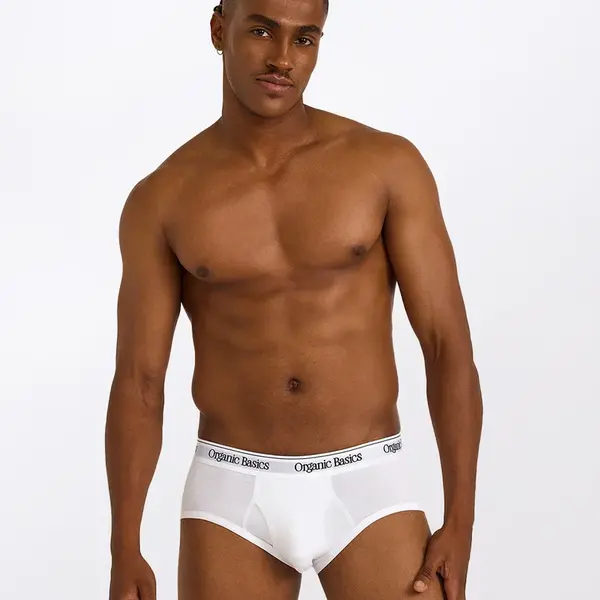 Organic Basics Easy Briefs 3-Pack White M