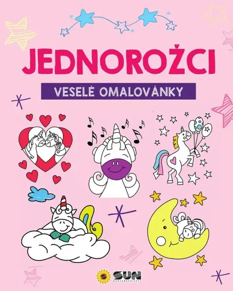 Jednorožci -veselé omalovánky (poškozená)