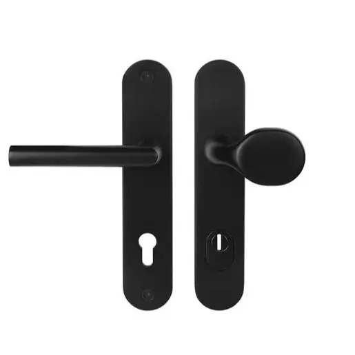 Kľučka Naturel Securo cylindrický (WB) čierna matná SECUROA01F5MAKL72