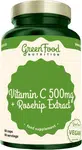 GREENFOOD NUTRITION Vitamin C 500mg + Rosehip extract 60 kapslí