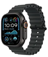APPLE Watch Ultra 2 (2024) 49mm Černý titan s černým oceánským řemínkem