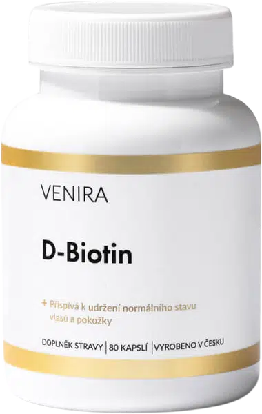 VENIRA D-Biotin 80 kapslí
