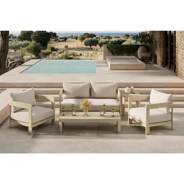 Ambia Garden TERASOVÁ SEDACÍ SOUPRAVA dřevo, plast