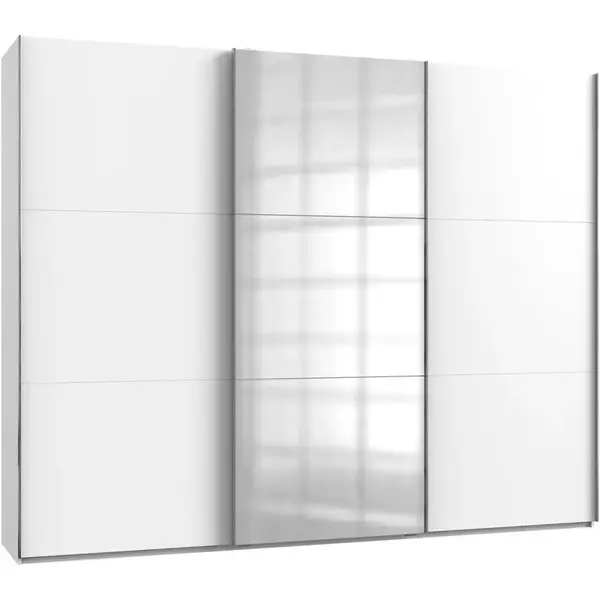 MID.YOU SKŘÍŇ S POSOUVACÍMI DVEŘMI, bílá, 300/236/65 cm