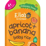 ELLA'S KITCHEN BIO Dětská rýže, banán a meruňka 120 g