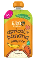 ELLA'S KITCHEN BIO Dětská rýže, banán a meruňka 120 g