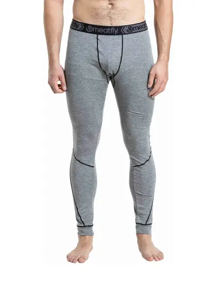 Meatfly pánské merino kalhoty Lucas Charcoal Heather | Šedá | Velikost XL