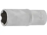 BGS technic Hlavice nástrčné, 3/8", různé velikosti, profil Super Lock, prodloužené 63 mm - BGS Velikost: 17 mm