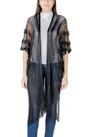 Čierny sieťovaný kardigan Liu Jo