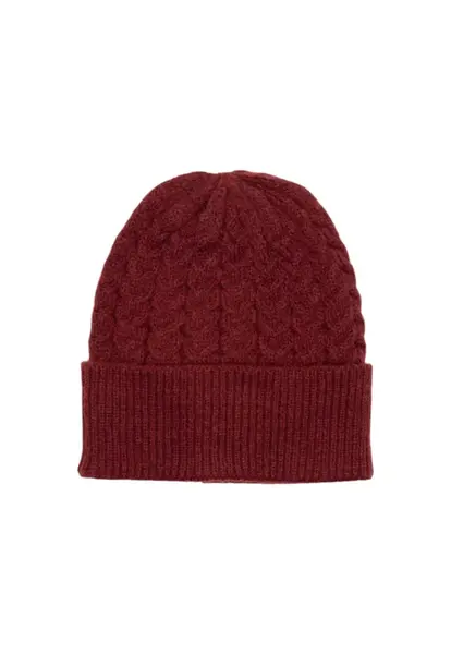 Pletená čiapka bordová