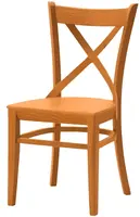 MI-KO Jídelní židle A010-P MASIV, moření olše