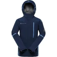 ALPINE PRO ZARRO 3 Detská bunda s membránou, tmavo modrá, veľkosť 164-170