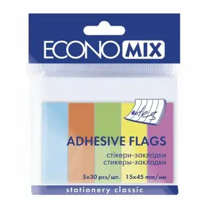 Samolepicí záložky 15x45mm neonové odstíny 150ks