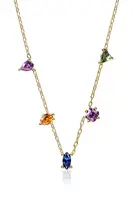 Strieborný pozlátený náhrdelník Tous Color Lab