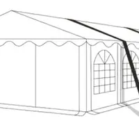 Bouřková sada pro párty stany | uchycení do betonu