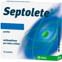 SEPTOLETE Menthol antiseptikum pro ústa a hltan 1 mg 30 pastilek