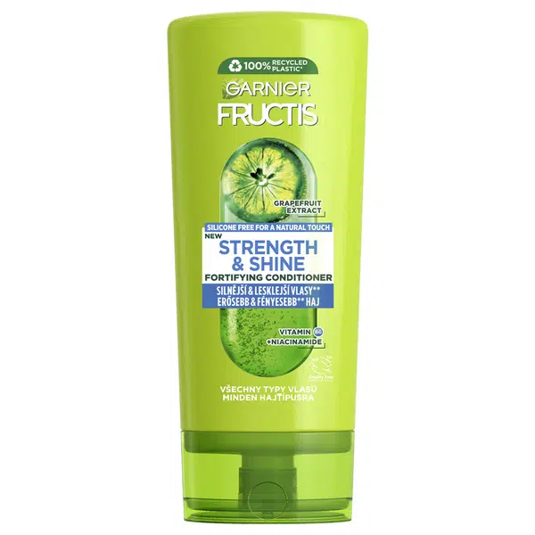 GARNIER Fructis Strength & Shine Posilující balzám pro všechny typy vlasů bez lesku a síly, 200 ml