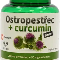 GALMED Ostropestřec forte + curcumin 60 kapslí