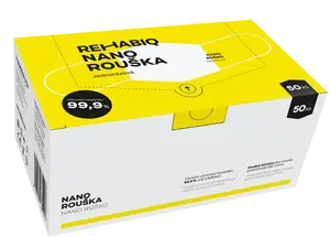 REHABIQ Nano rouška s účinností 12 hodin, jednorázová, 50 ks