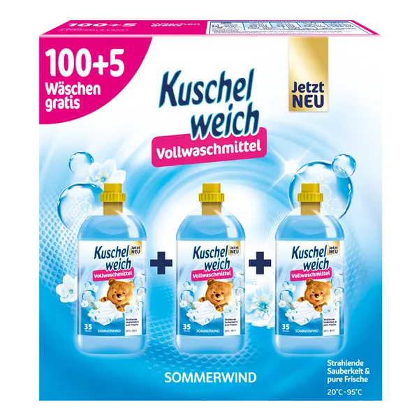 KUSCHELWEICH Prací gel univerzal - Letní vánek 5,775 l