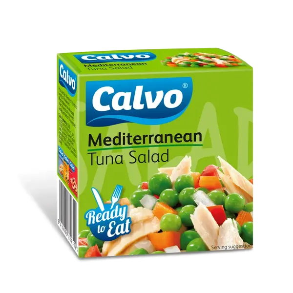 CALVO Středomořský salát s tuňákem 150 g, poškozený obal