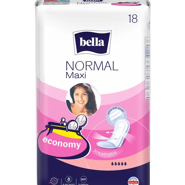 BELLA Normal Maxi tradiční vložky 18 ks