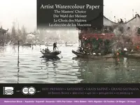 Akvarelový blok Baohong Masters 31x41cm hot pressed 300g