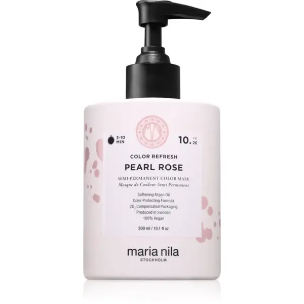 Maria Nila Colour Refresh jemná vyživující maska bez permanentních barevných pigmentů odstín Pearl Rose 10.26 300 ml