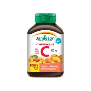 Jamieson Vitamín C 500mg Broskev Cucací Tbl.100+20