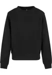 Dívčí mikina Light Terry Crewneck černá