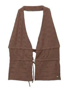 Pull&Bear Top  čokoládová