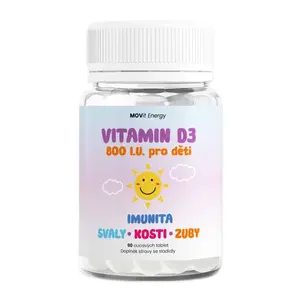 Movit Vitamin D3 800 I.U. pro děti 90 tablet