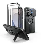 Dexnor MagSafe 360 Kickstand Camprotector obal Samsung Galaxy S26 Plus, černý