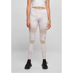 Dámské legíny Camo Tech Mesh lilaccamo