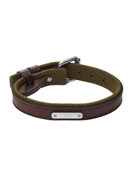 FOSSIL Náramok 'EVERETT'  hnedá