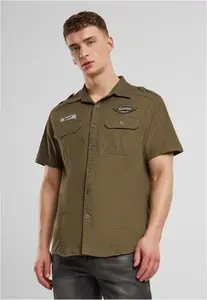 Luis Vintage short-sleeved shirt olive