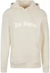 Men's hoodie Los Angeles Wording cream