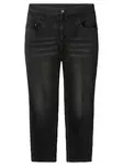 SHEEGO Džínsy  čierny denim