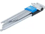 BGS Technic BGS 819 Zástrčné klíče T-profil T10 ÷ T50 velmi dlouhé s kulovou hlavou (Sada