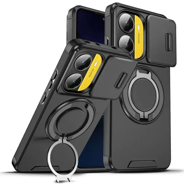Camslide Stand obal, Xiaomi Poco X7 Pro 5G, černý