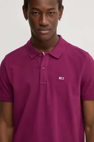 Tommy Jeans  Bavlněné polo tričko