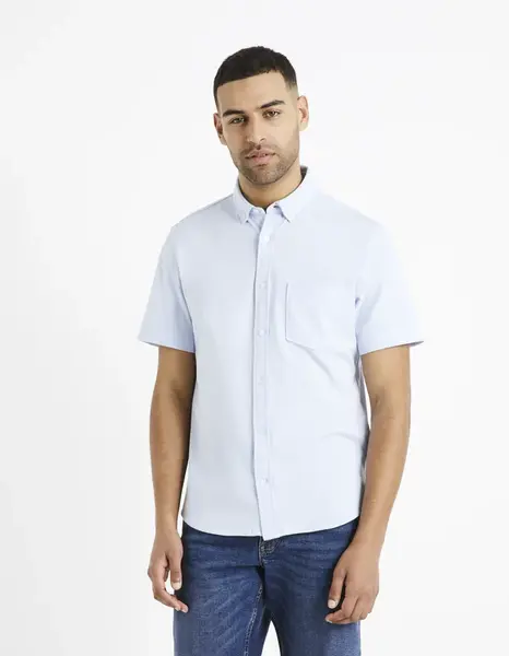 Celio Úpletová košile Barik - Pánské